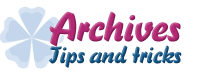 Archives Tips and Tricks