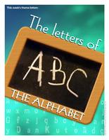Alphabet-Thematic poster
