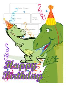 Birthdays-Dinausore