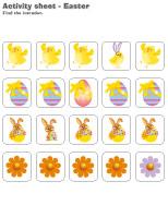 Activity sheets Easter Activity sheets Easter