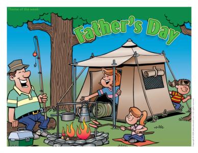Father's day-Thematic poster