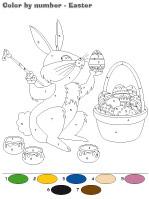 Color by number Easter Color by number Easter
