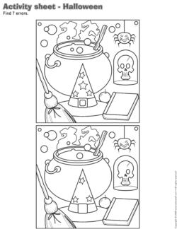 Halloween - Activity sheet
