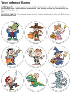 Halloween - Story & memory game