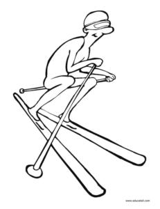 Winter-Coloring page