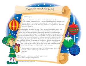 Christmas - Thematic letter Christmas - Thematic letter