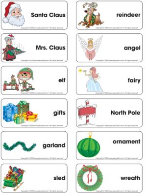 XMAS FLASH CARDS xmas flash cards: