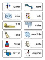 Winter - flashcard