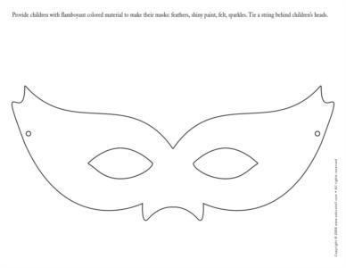 Halloween Craft Ideas Construction Paper on Open Mask   Masked Ball  Provide Children With Flamboyant Colored
