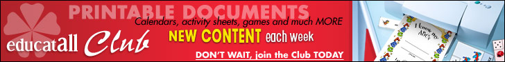 Educatall Club - Calendars, activity sheets, games and much more