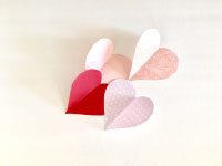 3D Paper Hearts – Willowday