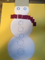 A snowman craft for all ages-5