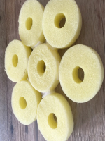 A swimming pool noodle flower-4 A swimming pool noodle flower-4