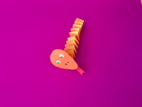 Accordion Fold Paper Snakes-5