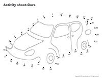 Activity sheets-Cars