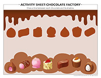 Activity sheets-Chocolate factory