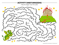 Activity sheets-Dragons