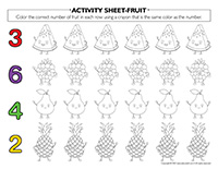 Activity sheets-Fruit
