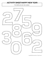 Activity-sheets Happy-New Year 2026