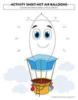 Activity sheets-Hot air balloons