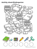 Activity sheets-Kindergarten