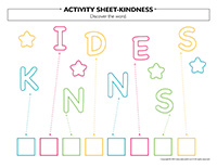 Activity sheets-Kindness