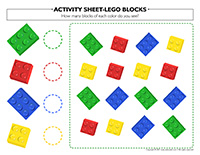 Activity sheets-Lego blocks