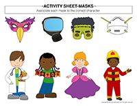 Activity sheets-Masks