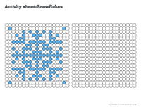 Activity sheets-Snowflakes