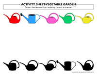 Activity sheets-Vegetable garden