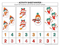 Activity sheets-Winter