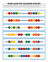 Beads and pipe cleaners-Science