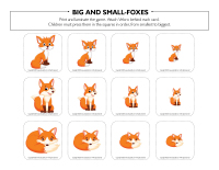 Big and small-Foxes