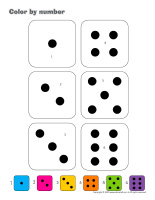 Color by number-Dice