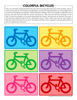 Colorful bicycles