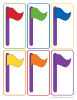 Colorful flags