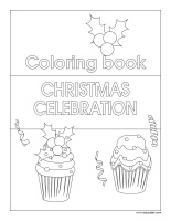 Coloring book Christmas-Celebration