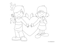 Complete the drawing-Valentine?s Day Coloring book-Valentine’s Day-2