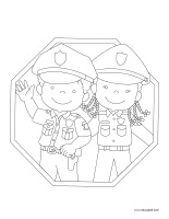 Coloring pages theme 911