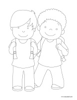 Coloring pages theme-Back to school-2026
