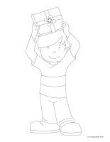 Coloring pages theme-Birthdays