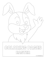 Coloring pages theme-Easter 2024