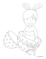 Coloring pages theme-Easter Pastel colors