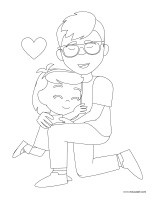 Coloring pages theme-Father’s Day 2022