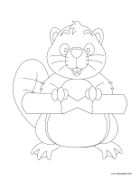 Coloring pages theme-Forest