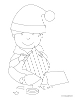 Coloring pages theme-Handmade gifts