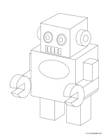 Coloring pages theme Lego blocks