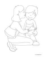 Coloring pages theme-Mother’s Day 2019