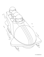 Coloring pages theme-Sledding