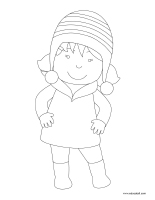 Coloring pages theme-Spring Break